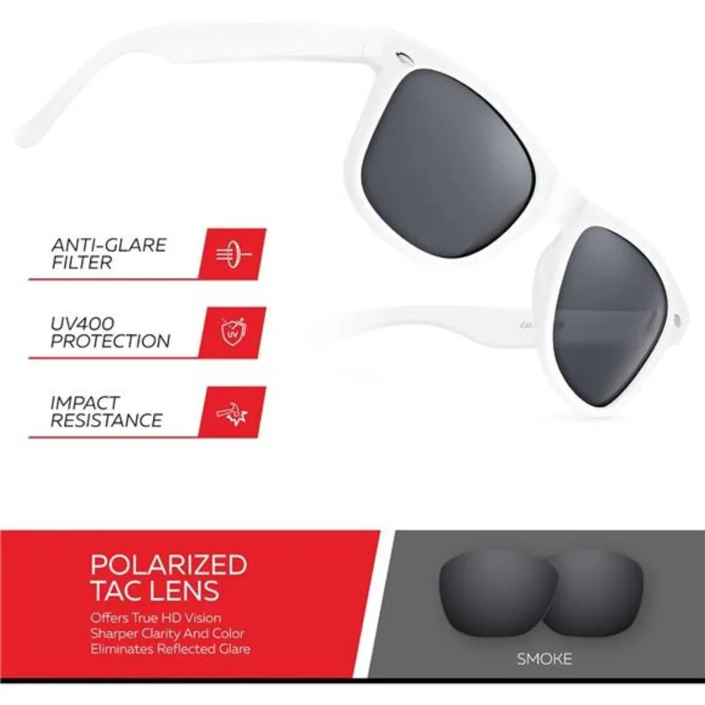 Retro Rewind Polarized Sunglasses for Men‎ and Women - UV Protection Classic